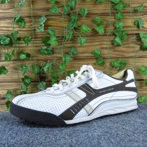 SKECHERS Men 1992 All Pro Sneaker White Leather Size 10 Medium Gently Used 2025